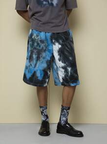 COUREZ 男女通用扎染卡霍短裤 / Y3K 外出穿搭 女式夏季服装 街头风 度假海滩 - 彩色 - 查看 3