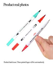 12/24/36/48/60/80/120/100 色水彩笔双头马克笔，返校用品，办公用品，美术用品，日记本，子弹日记本，美术用品。返校用品 - 彩色 - 查看 7