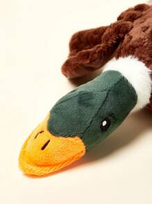 PETSIN 创意野鸭造型毛绒狗玩具，含BB吠叫声，狗狗互动玩耍 - 彩色 - 查看 4