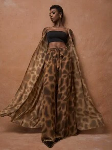 Zivah 2025新款百搭简约沙滩/波西米亚/波西米亚风女装/女士节日服装/狂欢节/复活节女装/老钱风格女装/乡村音乐会服装/郊游服装 - 彩色 - 查看 5