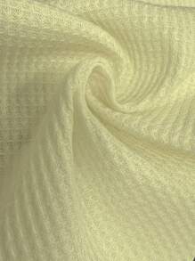 Elenzga Débardeur slim ajusté col V nouveau style printemps et été 2025 - Jaune citron - Voir 7