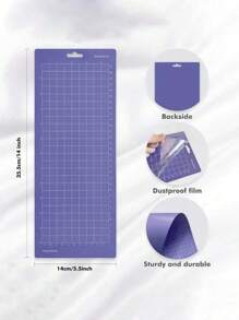 Joy 切割垫（4.5x12 英寸，标准抓握、轻抓握、强力抓握），Joy 粘性切割垫配件，返校，学校用品 - 均碼 - 查看 2