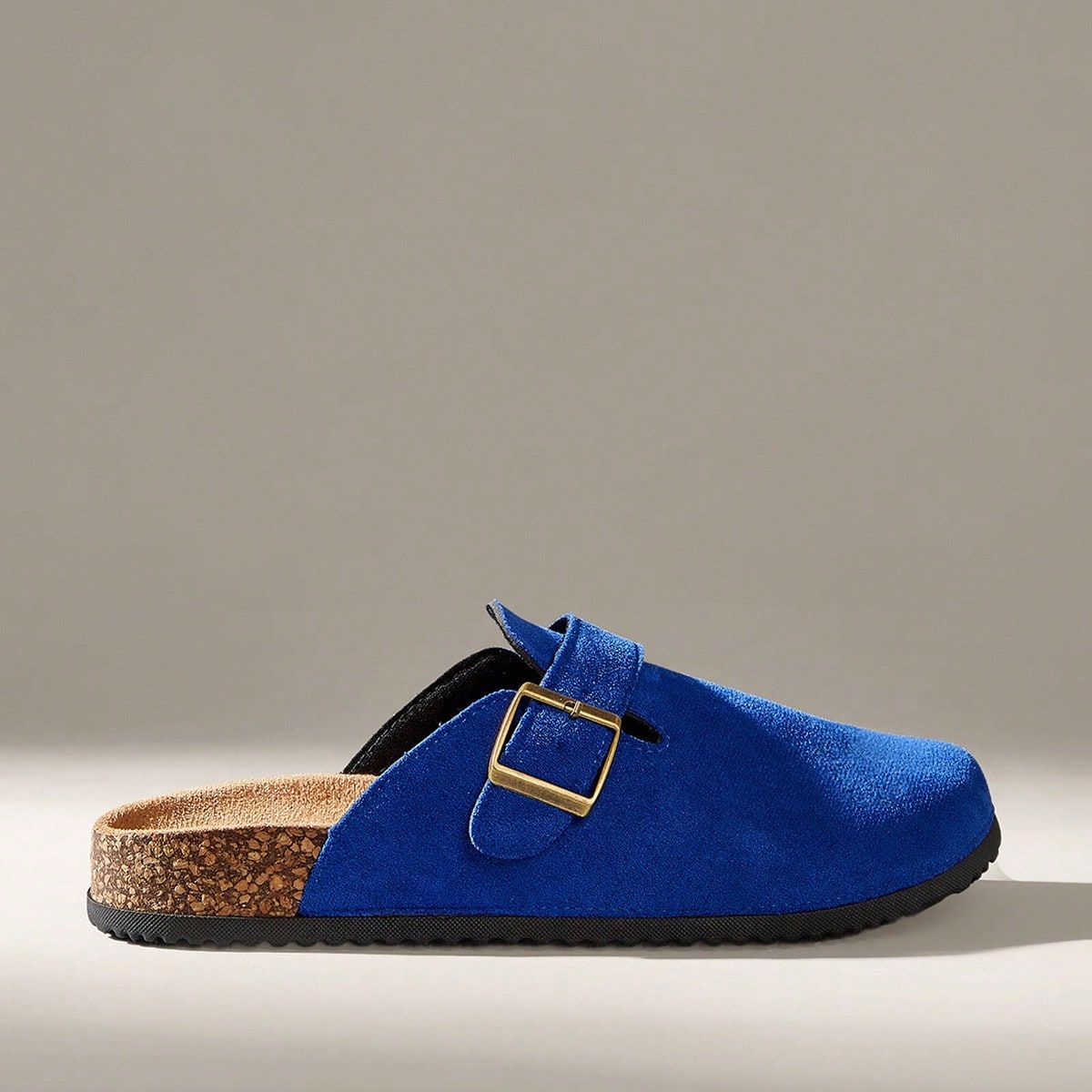 Sandalias de plataforma de moda para mujer con punta redonda y hebilla cuadrada