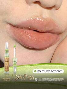 Harry Potter™ X SHEGLAM Magic Elixir Lip Gloss-Polyjuice Potion™ High Shine Finish Lip Glaze Shine Glitter Moisturizing Lip Care Reduce Lip Fine Lines Smooth Liquid Lipstick Green Lip Gloss Brand Beauty Makeup Face Paint Cosmetic For Women Girls Perfect For Fall Winter Ideal For Y2K Fancy Fashion Suitable For Birthday Christmas Present Party Ready Best Color