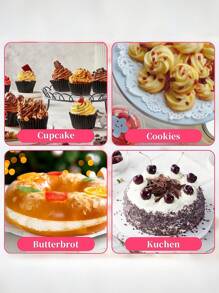 21件/14件/套蛋糕装饰工具套装 - 粉色蛋糕模具烘焙工具套装