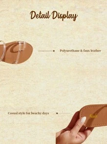 Styleloop Toe Ring Clear Strap Thong Sandals For Summer Vacation Shoes Summer Sale  Back To School Shoes College Student Shoes Boho Feels Vintage Frenchy Shoes Christmas Fall New Year Holiday