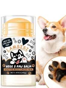 3pcs Paw Balm Pad Protector For Dogs – Dog Paw Balm Soother – Heals, Repairs And Moisturizes Dry Noses And Paws – Ideal For Extreme Weather Season Conditions - Black and White - View 3