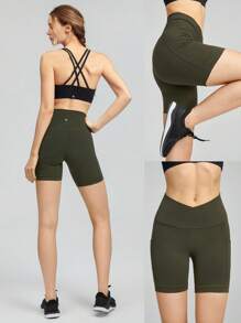 GLOWMODE 6" FeatherFit™ Country Crossover Anti-Slip Running Shorts Low Impact Cycling Gym Workout Summer