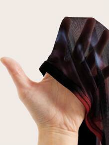 TrendSteals Summer Floral Print Mesh Patchwork A-Line Skirt Fall Women Clothes Back To School - Black - View 8