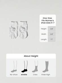 GLOWMODE 3双防滑绑带无缝趾结构踝部瑜伽普拉提黑色袜子 - 白色 - 查看 7