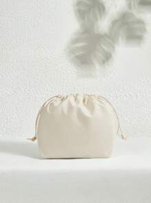 SHECARRY 时尚简约假日编织大容量女士手提包 - 金色 - 查看 8