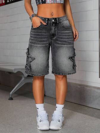 Jeanoix Jeans ricamati, a vita alta e morbidi, per taglie comode