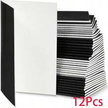 SHEIN 6PCS 12PCS Small Pocket Notebook Brown Kraft Paper Unlined Steno Pads Mini Notepad Journal Memo Pad For School Office Travel Writing Notes Planner Diary Back To School Supplies Stationery