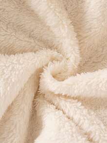 SHEIN Playful Pals 1 Stück Winterjacke für Baby Mädchen, neues Herbst/Winter Blumenstich Muster Kapuzen Dicke Kawaii Lässig Vielseitig Einfarbig Rosa Knopf Vorne Warmer Mantel - Pink - Übersicht 7