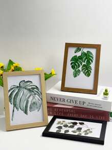 3 件木制相框，用于照片墙，木色相框，照片支架，照片装饰，纪念礼物 - Beech wood color - 查看 2