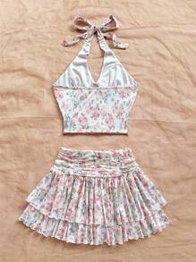 Soleia Dwuczęściowe stroje damskie do codziennego noszenia - Zielony - Zobacz 2