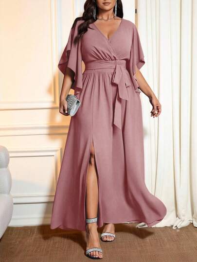 Plus Pink Dresses | Fashion Plus Pink Dresses | SHEIN USA