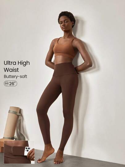 GLOWMODE 26" FeatherFit™ High Expectations Super High-Waist Pocket Leggings Fall Winter