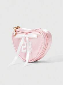 ROMWE Kawaii 时尚粉色刺绣数字图案小巧化妆包 1398266 - 彩色 - 查看 2