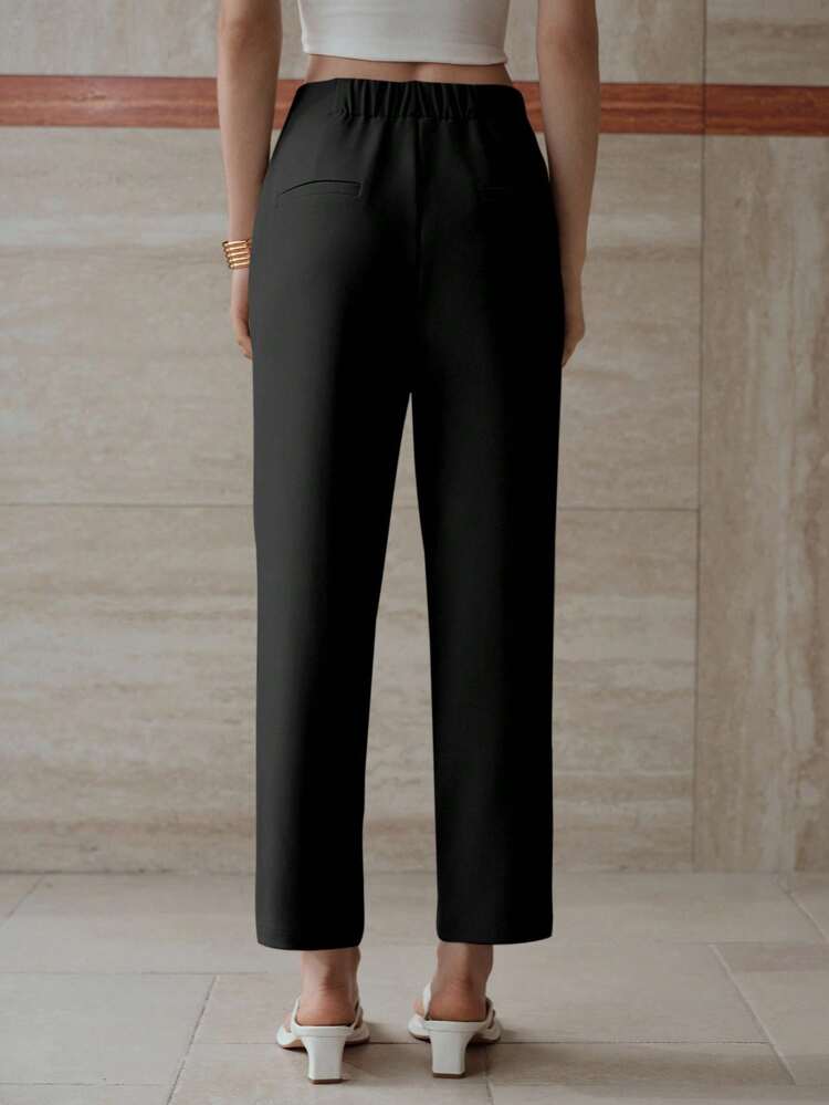 PRESS CREASE SLANT POCKET PANTS