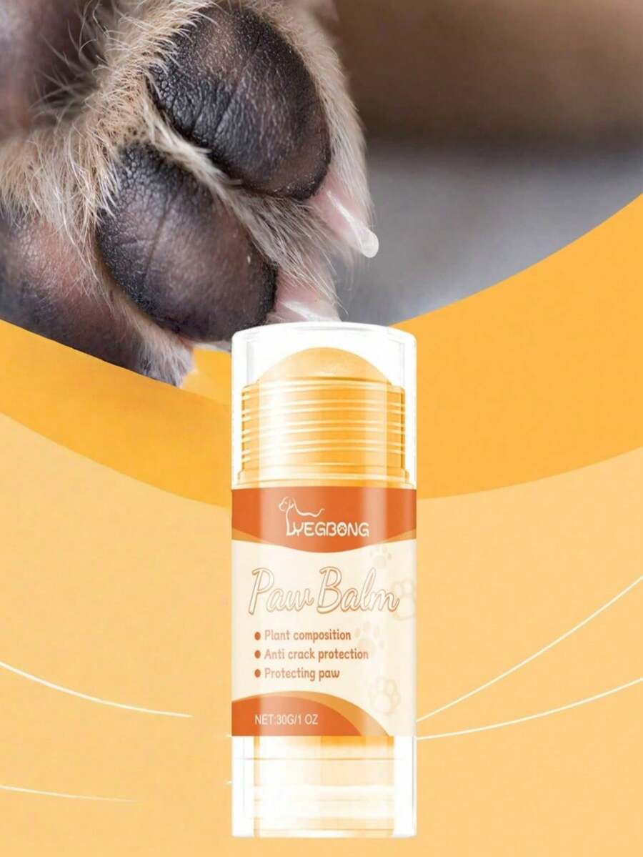3pcs Pet Paw Balm, Gentle And Suitable For Daily Use - Ginger - View 1