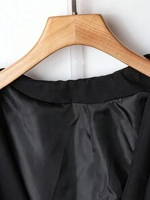 Regalyn Plus Size Women's Solid Color Casual Sport Hooded Short Jacket, Water-Resistant, New 2025 Autumn Collection, Suitable For Outdoor And Sports Winter Fall