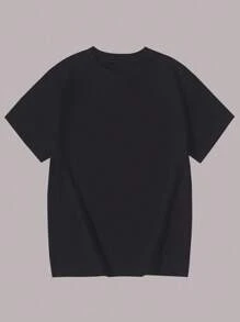 4-Piece Set Casual Fitted Soft Multi-Color T-Shirts For Teenage Boys - Black and White - View 2