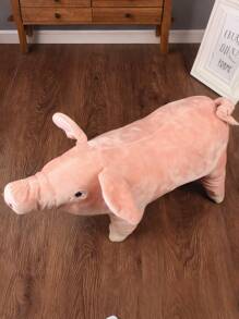 1 件粉色可爱逼真仿真猪/猫/狗玩具，可缓解压力