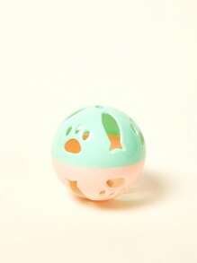 PETSIN 马卡龙色可拆卸塑料球，内置铃铛，可与猫咪互动玩耍