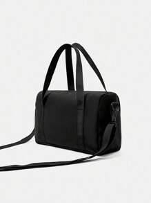 HARRY POTTER X SHEIN Women's Fashion Snake Print Handbag For Work - Black - View 4