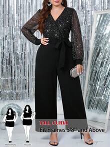 SHEIN Tall CURVE Plus Size Simple Fashionable Casual Everyday Jumpsuit Old Money Festival Valentines Clothes Spring Outfits For Women Rave Outfits Festival Elegant Classy Easter Dress Women Date Night Outfits Women Festival Spring Outfits For Women Plus Size Formal Jumpsuit Jumpsuits For Woman Elegant Jumpsuit For Women Elegant