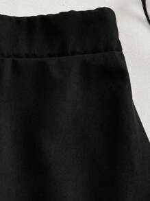 SHEIN Explorewe 1pc Girls Side Ruffle Butterfly Pleated Skirt, Versatile Daily & Outdoor Wearing, Spring/Autumn Fall Winter