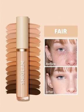 SHEGLAM خافي العيوب Like Magic 12Hr Full Coverage Concealer-خافي عيوب سائل فاتح غير لامع يدوم طويلاً ومصحح للون خفيف الوزن ومرطب يدوم طوال اليوم وخافي عيوب حفل التخرج عيد ميلاد عطلة صيف خريف واي تو كيه أنيق أزياء نساء علامة تجارية مكياج مستحضرات تجميل الجمال حفلة شاطئ بحر سفر تخييم في الهواء الطلق مدرسة حرم جامعي رحلة مهرجانات ديكور هدية هدية وردة فتاة تنكر أفضل لون سحر أجواء