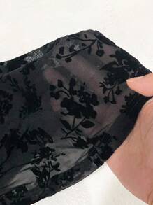 Firerie فستان طويل أنيق للنساء ذوات الحجم الكبير مزين بالشبك المخمل، فستان طويل أنيق بأكمام طويلة وياقة مربعة/فستان ضيق مطوي بخصر متباين باللونين الأحمر والأسود/فستان طويل بأكمام طويلة للنساء ذوات الحجم الكبير/فستان أنيق للمعلمات