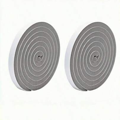 2/4PCS Self Adhesive Door Window Seal Strip Soundproof Thermal Insulation Dustproof Waterproof Vinyl Weather Stripping For Living Room Bedroom Bathroom Kitchen Home Decor Spring Renovation DIY Improvement