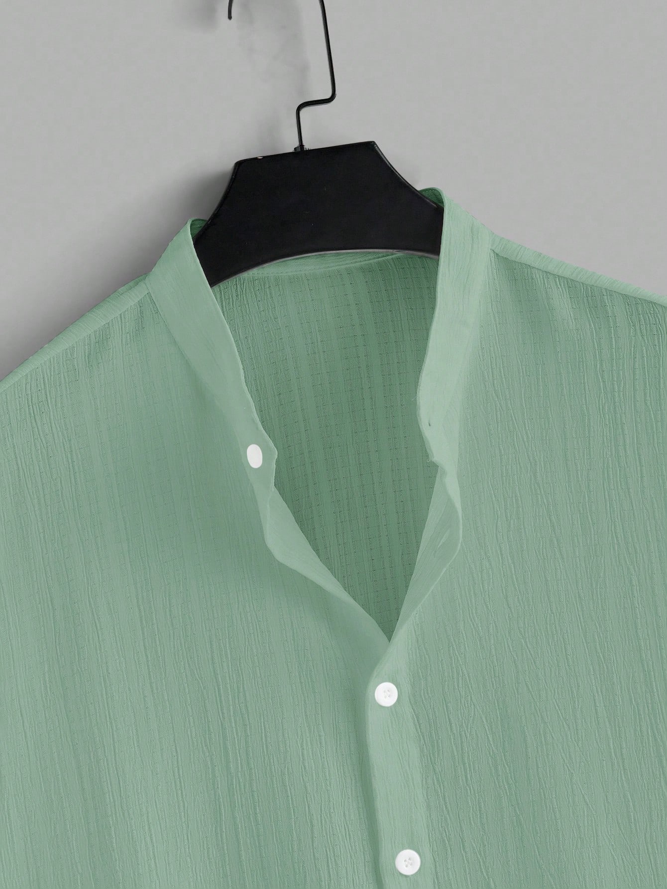 VIVINTIMO قميص رجالي كاجوال أكمام قصيرة باللون الم...