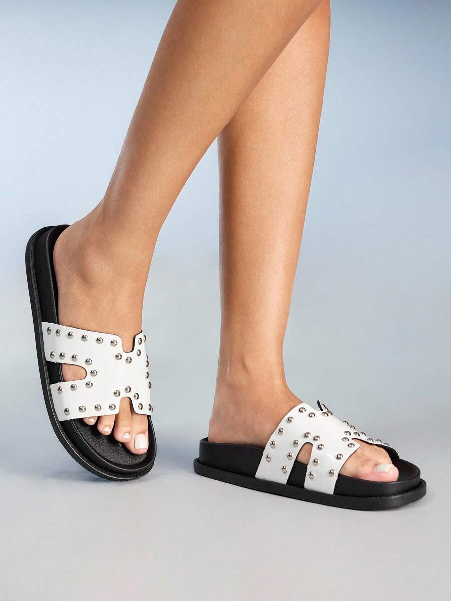 Cuccoo CUCCOO GRLICON Women's Platform Wedge Sandals, Y2K Style, Punk Rock, Biker, Cool Girl, Suitable For Halloween, Christmas, Party