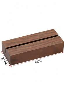 木制照片卡夹松木明信片展示架日历便签创意桌面装饰办公桌收纳架复活节假期季节性装饰乡村家居装饰礼品创意 - 彩色 - 查看 3