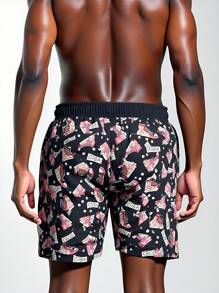 Surfspeed Men's Casual Loose Drawstring Waist Beach Shorts, Suitable For Vacation Men Lounge Shorts Men Pajamas Pants - Multicolor - View 2