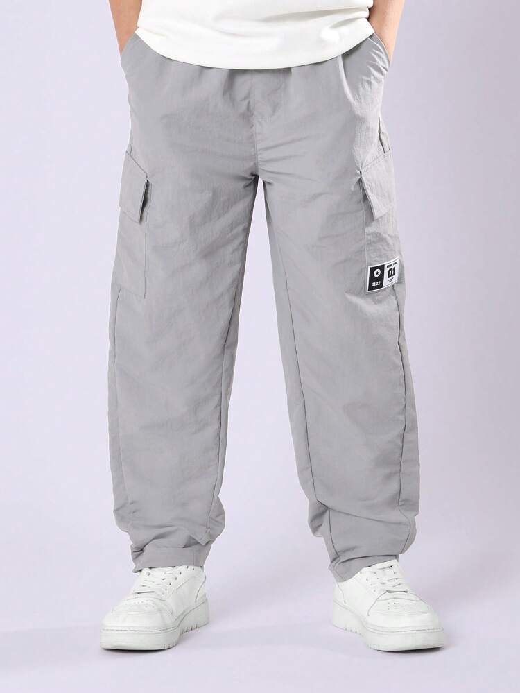 가벼운 캐주얼 나일론 풀온 카고 팬츠 일상 모험 아웃도어