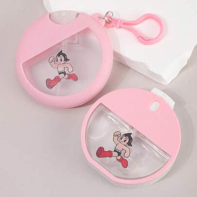 Astro Boy X ROMWE 2pcs/Set Cartoon Figure Graphic Pink Spray Bottles