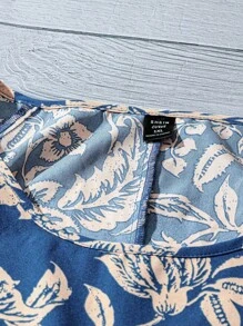 Linhara 女士大码编织夏季假日衬衫