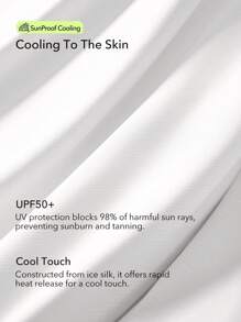 OutZeal 防晒 UPF50+ 清凉防晒T恤 女款宽松版 - 白色 - 查看 5