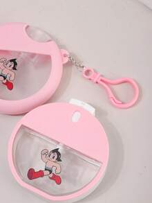 Astro Boy X ROMWE Set de 2 botellas de spray rosa con gráficos de figuras de dibujos animados - Rosa - Ver 3