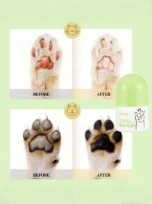 3件装宠物足部保湿足部护理清洁保湿足部走珠液适用于猫狗宠物保湿宠物爪子干燥足部护理足部液 - 綠色 - 查看 5