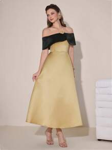 Poshira Plus Size Women's Party Dress (Heavily Decorated) Luxury Evening Dresses For Women Glamorous Dress Graduation