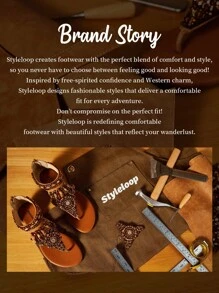 Styleloop Damen Geflecht Seil Plateau Keilsandalen, Urlaubsstil BOHO Chic Retro Amerikanisch Western Musik Festival Party Outfit - Khaki - Übersicht 6