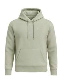 Champion Felpa con cappuccio casual e semplice da uomo con tasche e laccetti