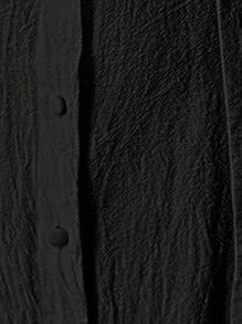 Rafferiza Women's Elegant Solid Color Button Front Dress Summer Dress