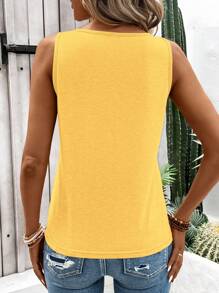 EMERY ROSE 女士夏季休闲度假O型环镂空宽松上衣